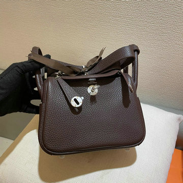 エルメス HERMES 063-HLD19TCYWM　2022年最新入荷 ミニ リンディ 斜め掛け ショルダーバッグ クロスボディバッグ スクエアバッグ レディースかばん