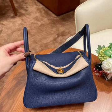 エルメス HERMES 063-HLD26CLJBL　2022年最新入荷 リンディ 斜め掛け ショルダーバッグ クロスボディバッグ スクエアバッグ レディースかばん