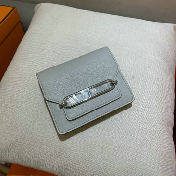 エルメス HERMES 063-HRL12EVJYL　2022年最新入荷 RoulisSlim ミニ ショルダーウォレット ブタ鼻 短財布 ウェストバッグ チェストバッグ クロスボディバッグ
