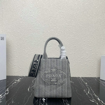 商品名称：プラダ PRADA GH-PD1BA343BK　2022年最新入荷 エンブロイダリー ハンドバッグ トートバッグ 2way 斜め掛け ショルダーバッグ レディースかばん