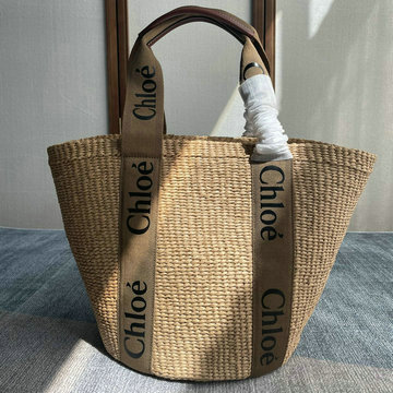 商品名称：クロエ CHLOE GH-CLE6047BKQ　2022年最新入荷 ラージ woody バスケットバッグ トートバッグ ハンドバッグ ショッピングバッグ 旅行かばん レディースかばん