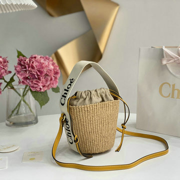 クロエ CHLOE GH-LCE6865BYL　2022年最新入荷 カゴバッグ バスケットバッグ トートバッグ ハンドバッグ ミニ 斜め掛け ショルダーバッグ クロスボディバッグ
