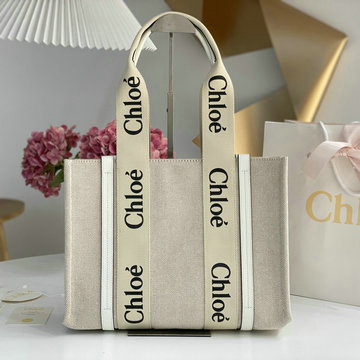 クロエ CHLOE GH-CLE7888BBS　2022年最新入荷 Woody ミディアム トートバッグ ハンドバッグ 2way 斜め掛け ショルダーバッグ クロスボディバッグ