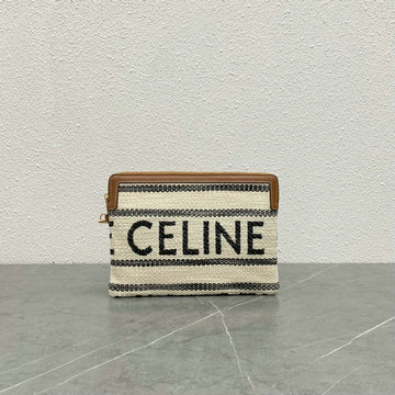 商品名称：セリーヌ CELINE XX-CE100672BZS　2022年最新入荷 ストラップ付き スモールポーチ 手持ちかばん クラッチバッグ ビジネスバッグ 織布