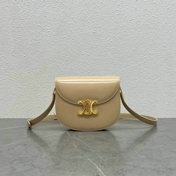 セリーヌ CELINE XX-CE110413PXS　2022年最新入荷 ティーン ブザス フラップバッグ 斜め掛け ショルダーバッグ クロスボディバッグ カーフスキン