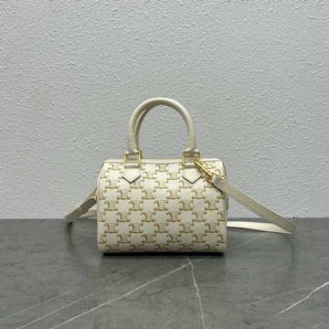セリーヌ CELINE XX-CE197582BBS　2022年最新入荷 スモール ボストンバッグ トートバッグ ハンドバッグ 2way 斜め掛け ショルダーバッグ トリオンフキャンバス