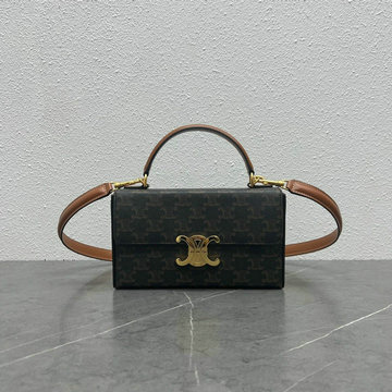 商品名称：セリーヌ CELINE XX-CE199992BKF　2022年最新入荷 ボックス トリオンフ トートバッグ ハンドバッグ 斜め掛け ショルダーバッグ メタリック トリオンフ クロージャー