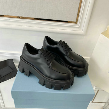 商品名称：プラダ PRADA 26-PDJ22007　2022年秋冬最新入荷 ローファー 厚底シューズ プラットフォーム レディースシューズ 靴