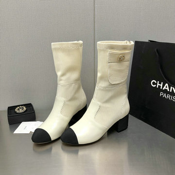 シャネル CHANEL 26-CHJ22064R　2022年秋冬最新入荷 ウィメンズ ショートブーツ ローヒールシューズ レディースシューズ カジュアルシューうズ 靴