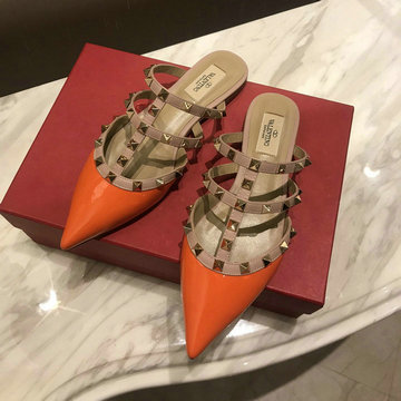 商品名称：ヴァレンティノ Valentino 26-VTJ22028C　2022年最新入荷 ロックスタッズ スリングバック パンプス ローヒールサンダル ピンヒール レディースシューズ 靴
