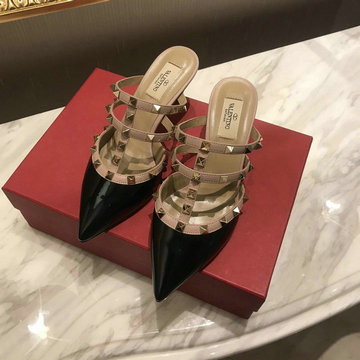 商品名称：ヴァレンティノ Valentino 26-VTJ22029K　2022年最新入荷 ロックスタッズ スリングバック パンプス ローヒールサンダル ピンヒール レディースシューズ 靴