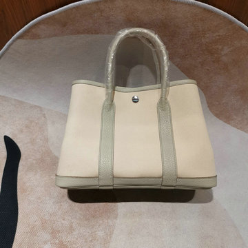 エルメス HERMES 063-H600330BPBH　2022最新入荷 ガーデンパーティー トートバッグ ハンドバッグ ショッピングバッグ キャンパス TCレザー