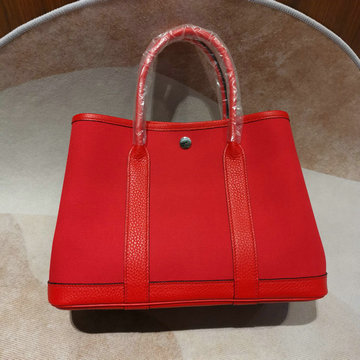 商品名称：エルメス HERMES 063-H600330BQRD　2022最新入荷 ガーデンパーティー トートバッグ ハンドバッグ ショッピングバッグ キャンパス TCレザー