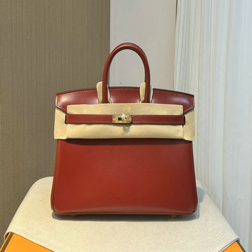 エルメス HERMES 063-HBK25BXQJRD　2022最新入荷 バーキンバッグ トップハンドルバッグ トートバッグ ハンドバッグ レディースかばん BOX革