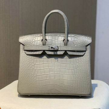 エルメス HERMES 063-HBK25EMYZH　2022最新入荷 バーキンバッグ トップハンドルバッグ トートバッグ ハンドバッグ レディースかばん クロコ革