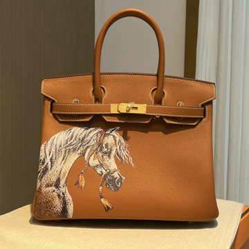 エルメス HERMES 063-HBK30TGYJJZ　2022最新入荷 バーキンバッグ トップハンドルバッグ トートバッグ ハンドバッグ レディースかばん togo革