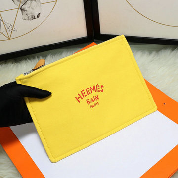 エルメス HERMES 063-HEB22003Q　2022最新入荷 手持ちかばん クラッチバッグ ポーチ ファスナー長財布 キャンパス