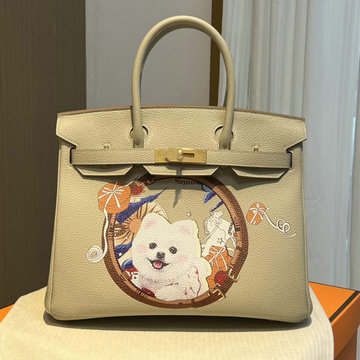 エルメス HERMES 063-HBK30TGYJZH　2022最新入荷 バーキンバッグ トップハンドルバッグ トートバッグ ハンドバッグ レディースかばん togo革