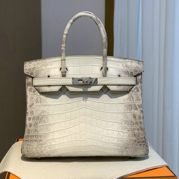 エルメス HERMES 063-HBK30XMYBS　2022最新入荷 ヒマラヤ バーキンバッグ トップハンドルバッグ トートバッグ ハンドバッグ レディースかばん クロコ革