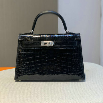 エルメス HERMES 063-HKL19EGYBK　2022最新入荷 ミニ ケリー トップハンドルバッグ トートバッグ ハンドバッグ 2way 斜め掛け ショルダーバッグ レディースかばん