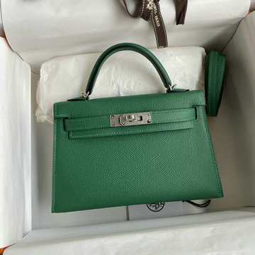 エルメス HERMES 063-HKL19SBPCYZG　2022最新入荷 ミニ ケリー トップハンドルバッグ トートバッグ ハンドバッグ 2way 斜め掛け ショルダーバッグ エプソン