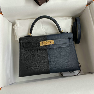 エルメス HERMES 063-HKL19SBPFJKL　2022最新入荷 ミニ ケリー トップハンドルバッグ トートバッグ ハンドバッグ 2way 斜め掛け ショルダーバッグ エプソン
