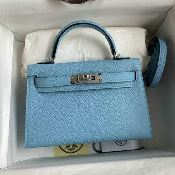 エルメス HERMES 063-HKL19SBQYTL　2022最新入荷 ミニ ケリー トップハンドルバッグ トートバッグ ハンドバッグ 2way 斜め掛け ショルダーバッグ エプソン