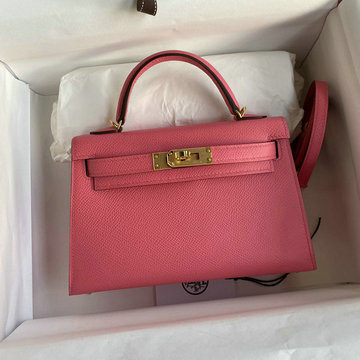 エルメス HERMES 063-HKL19SQJCF　2022最新入荷 ミニ ケリー トップハンドルバッグ トートバッグ ハンドバッグ 2way 斜め掛け ショルダーバッグ エプソン