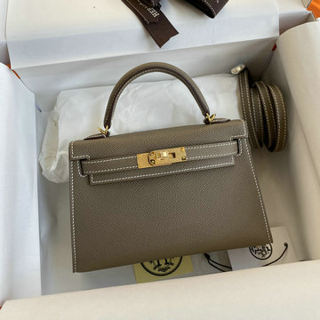 商品名称：エルメス HERMES 063-HKL19SQJDH　2022最新入荷 ミニ ケリー トップハンドルバッグ トートバッグ ハンドバッグ 2way 斜め掛け ショルダーバッグ エプソン
