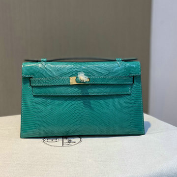 エルメス HERMES 063-HKL22XPJWG　2022最新入荷 ケリー ポシェット トップハンドルバッグ トートバッグ ハンドバッグ 2way 斜め掛け ショルダーバッグ リザード革