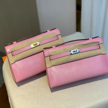 エルメス HERMES 063-HKL22XPQYF　2022最新入荷 ケリー ポシェット トップハンドルバッグ トートバッグ ハンドバッグ 2way 斜め掛け ショルダーバッグ リザード革