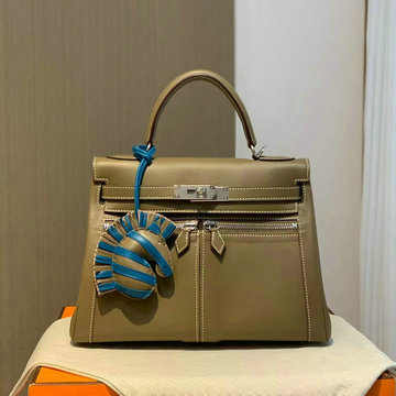 エルメス HERMES 063-HKLL28SFYDH　2022最新入荷 kelly lakis 28 トップハンドルバッグ トートバッグ ハンドバッグ レディースかばん ブリーフケース