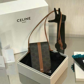 商品名称：セリーヌ CELINE 99-CE10333KF　2022年最新入荷 フラップ付きモバイルポーチ フォンケース 携帯ケース 斜め掛け ショルダーバッグ ミニバッグ クロスボディバッグ