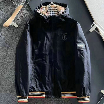 商品名称：バーパリー BURBERRY MS-WTBR22007　2021年秋冬最新入荷 ロングスリーブ フーデッドジャケット ファスナー開閉式 パーカー トップスコート 長袖 アウターコート