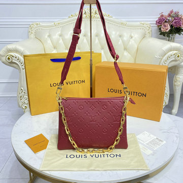 ルイヴィトン LOUISVUITTON 057-M59275　2022年最新入荷 クッサン PM 斜め掛け ショルダーバッグ クロスボディバッグ ウィメンズバッグ ラムレザー