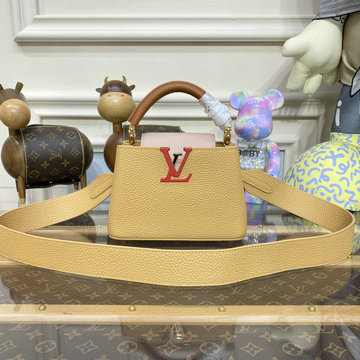 ルイヴィトン LOUISVUITTON 057-M20784X　2022年最新入荷 カプシーヌ BB トップハンドルバッグ トートバッグ ハンドバッグ 2way 斜め掛け ショルダーバッグ