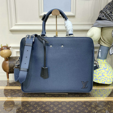 ルイヴィトン LOUISVUITTON 057-M55227　2022年最新入荷 アルマンド ブリーフケース ハンドバッグ 2way ショルダーバッグ メンズ ビジネスバッグ トリヨンレザー