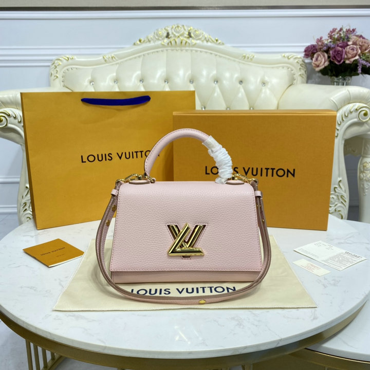 ルイヴィトン LOUISVUITTON 057-M57584　2022年最新入荷 ツイスト ワンハンドル PM トートバッグ 2way 斜め掛け ショルダーバッグ レディースかばん