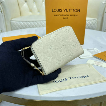 ルイヴィトン LOUISVUITTON 057-M60574B　2020年最新入荷 ジッピー コイン パース コインケース 小銭入れ ファスナー短財布 モノグラムアンプラント レザー