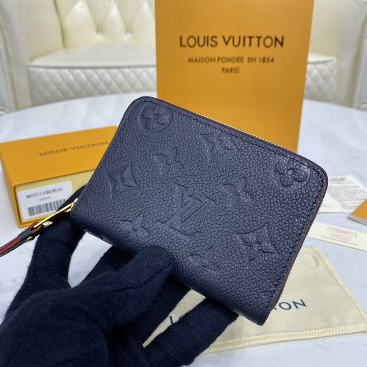 ルイヴィトン LOUISVUITTON 057-M60574L　2020年最新入荷 ジッピー コイン パース コインケース 小銭入れ ファスナー短財布 モノグラムアンプラント レザー