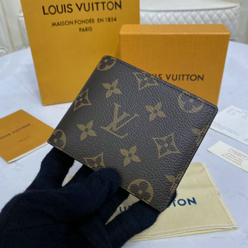 ルイヴィトン LOUISVUITTON 057-M60895　2020年最新入荷 ポルトフォイユ ミュルティプル 二つ折り短財布 ショートウォレット カードポケット モノグラムキャンパス