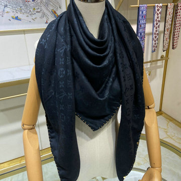 ルイヴィトン LOUISVUITTON AN-WJLV22052　2022年最新入荷 FLOWER CROWN MONOGRAM ショール ロングスカーフ マフラー ストール カシミヤ