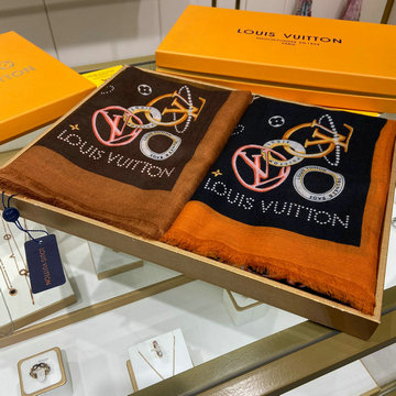 ルイヴィトン LOUISVUITTON AN-WJLV22071　2022年最新入荷 ショール ロングスカーフ マフラー ストール カシミヤ