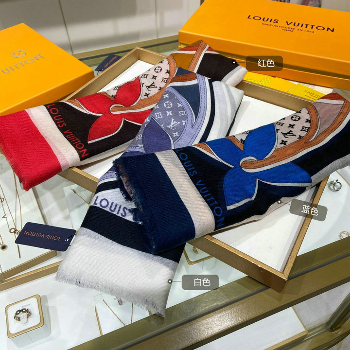 ルイヴィトン LOUISVUITTON AN-WJLV22072　2022年最新入荷 ショール ロングスカーフ マフラー ストール カシミヤ
