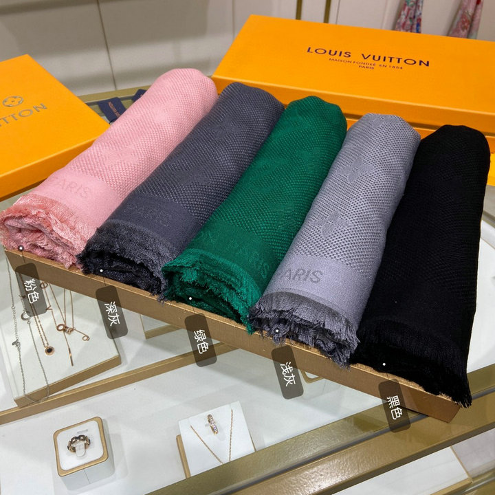 ルイヴィトン LOUISVUITTON AN-WJLV22075　2022年最新入荷 ショール スクエアスカーフ マフラー ストール カシミヤ