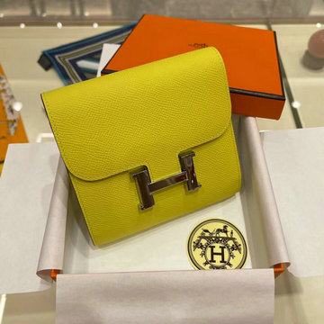 エルメス HERMES 063-H707SYYL　2022年最新入荷 コンスタンス ポケット ショートウォレット 手持ちかばん クラッチバッグ 短財布