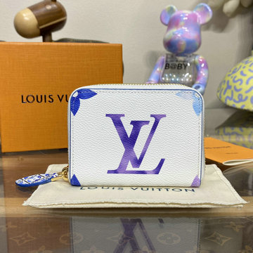 ルイヴィトン LOUISVUITTON 057-M82417 2023年最新入荷 LV バイ ザ プール ジッピー コイン パース コインケース 小銭入れ ファスナー短財布 ショートウォレット