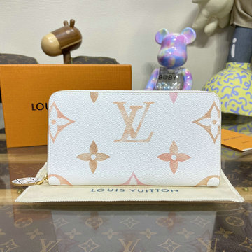 ルイヴィトン LOUISVUITTON 057-M82385 2023年最新入荷 LV バイ ザ プール ジッピー ウォレット ファスナー長財布 ロングウォレット カード入れ 札入れ
