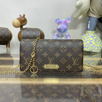 商品名称：ルイヴィトン LOUISVUITTON 057-M82509 2023年最新入荷 ウォレット オン チェーン リリー チェーンポーチ 斜め掛け ショルダーバッグ クロスボディバッグ
