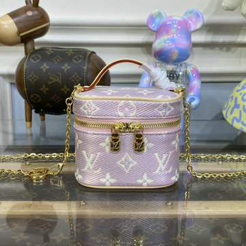 ルイヴィトン LOUISVUITTON 057-M82527 2023年最新入荷 ミクロヴァニティ 斜め掛け ショルダーバッグ クロスボディバッグ 化粧かばん モノグラムキャンバス